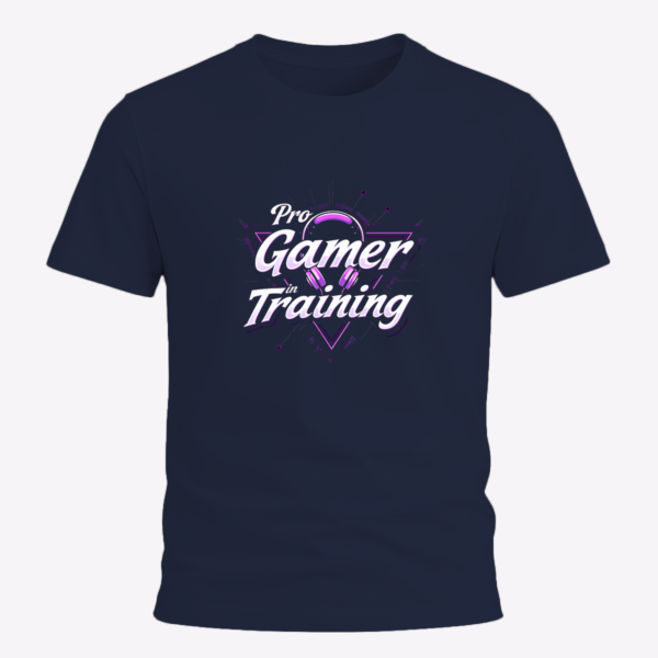 Pro Gamer in Training – Neon Gaming Tee for Future Legends
