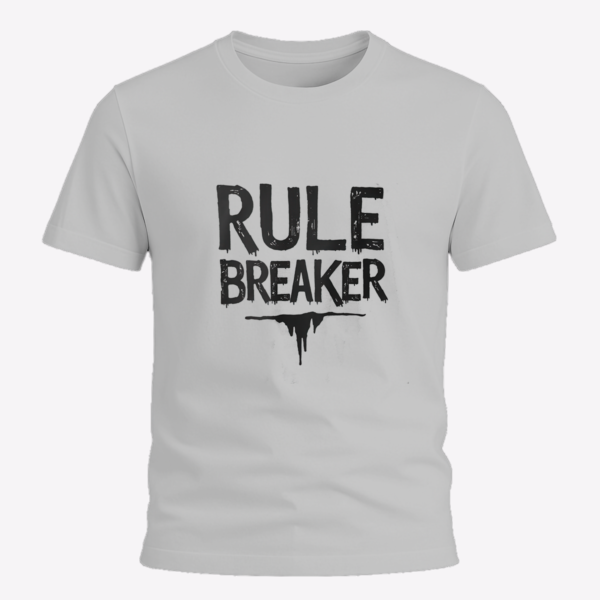 Rule Breaker – Bold Statement Graphic Tee for Rebels