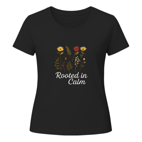 Rooted in Calm – Botanical Serenity Statement Tee