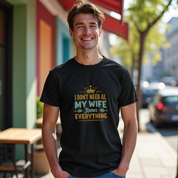 I Don't Need AI My Wife Knows Everything Shirt