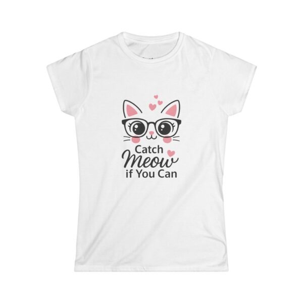Catch Meow If You Can Cat Tee – Cute & Funny Kitty Shirt for Cat Lovers