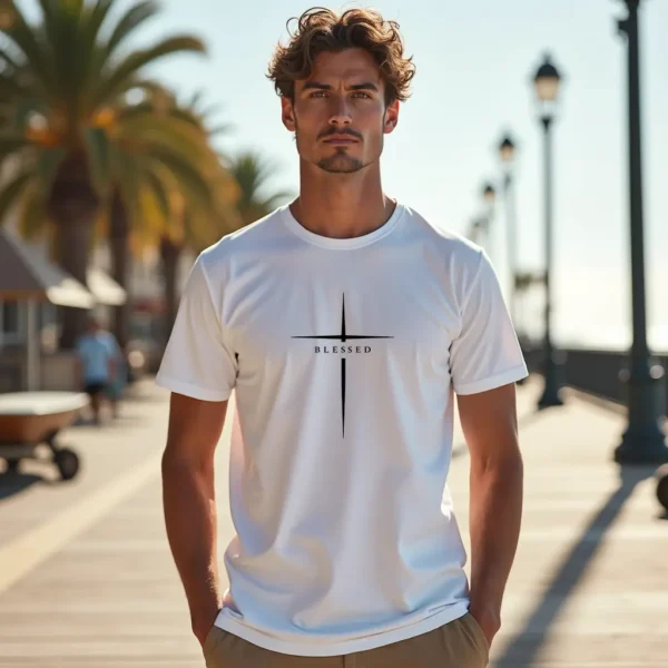 Blessed Cross Christian Faith T-Shirt