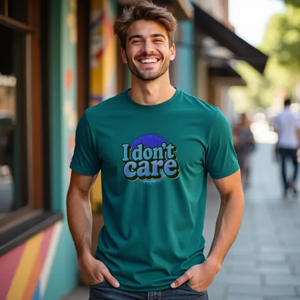 Funny Tshirt : I Don't Care